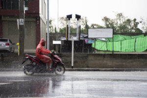 riding in Phuket rain season
