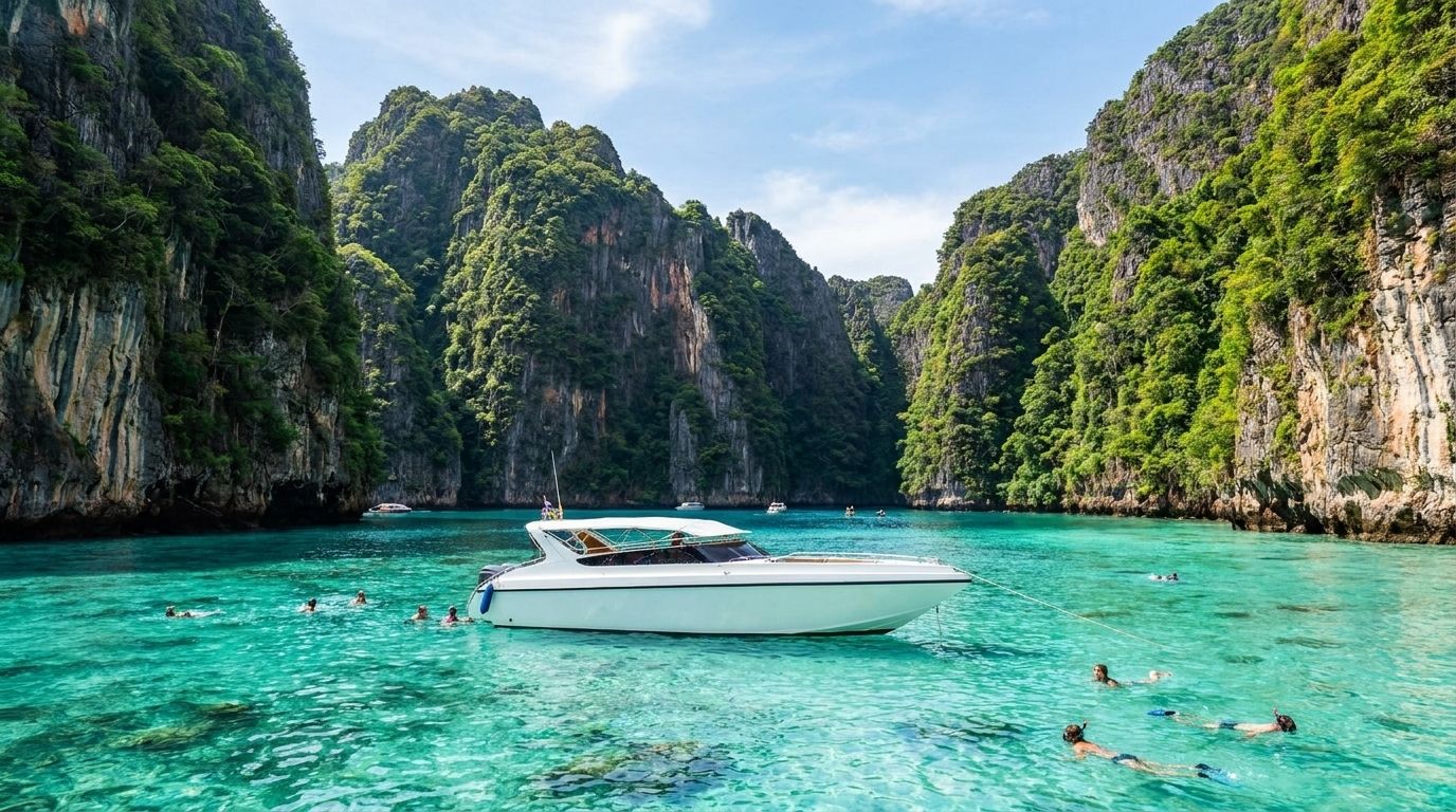 Phi Phi - Maya - Khai Island By Speed Boat - Amazing Canoeing Tours